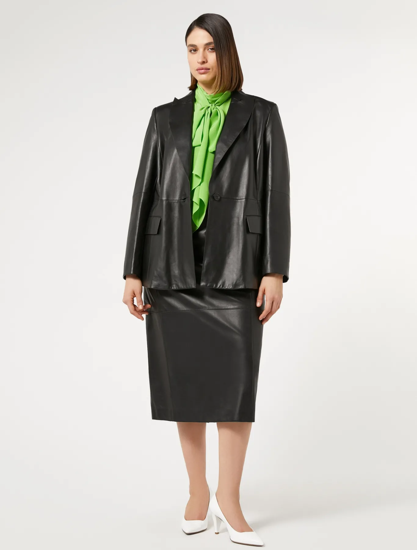 Marina Rinaldi Giacche & Blazer | Giacche & Blazer*Giacca blazer in nappa NERO