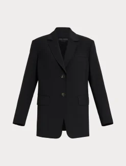 Marina Rinaldi Giacche & Blazer | Giacche & Blazer*Giacca blazer in tela di lana stretch NERO
