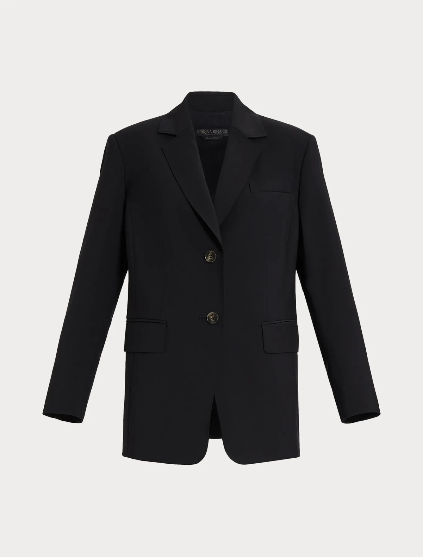 Marina Rinaldi Giacche & Blazer | Giacche & Blazer*Giacca blazer in tela di lana stretch NERO