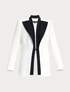 Marina Rinaldi Giacche | Collezione Elegante*Giacca blazer in triacetato BIANCO