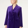 Marina Rinaldi Giacche & Blazer | Giacche & Blazer*Giacca blazer in velluto VIOLA