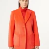 Marina Rinaldi Giacche & Blazer | Giacche & Blazer*Giacca blazer in velluto CORALLO