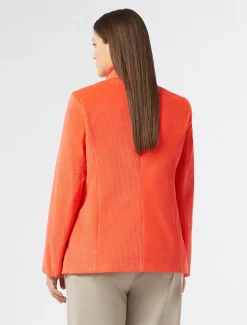 Marina Rinaldi Giacche & Blazer | Giacche & Blazer*Giacca blazer in velluto CORALLO