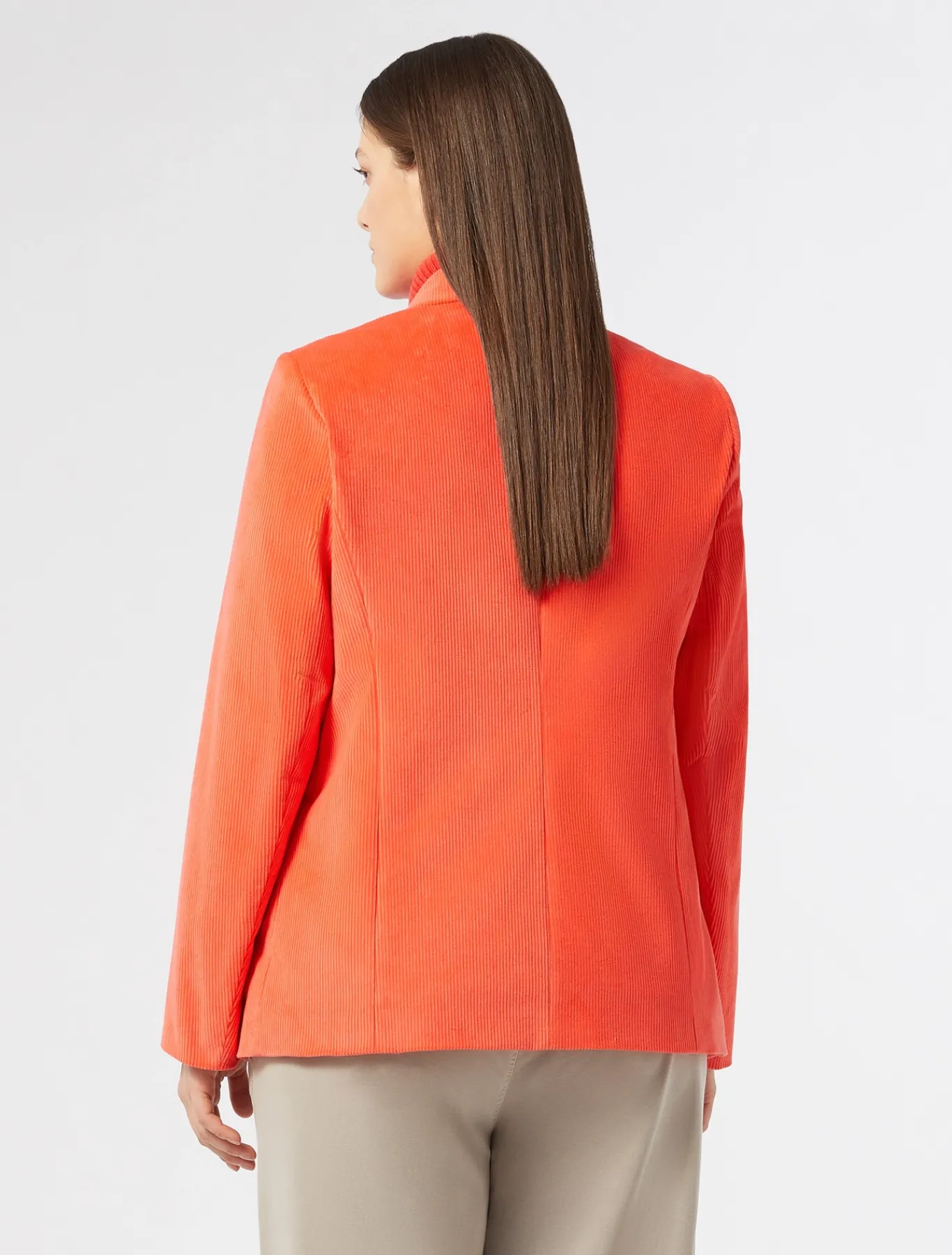 Marina Rinaldi Giacche & Blazer | Giacche & Blazer*Giacca blazer in velluto CORALLO