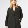 Marina Rinaldi Camicie & Bluse | Camicie & Bluse*Giacca casacca in gabardina di lana NERO