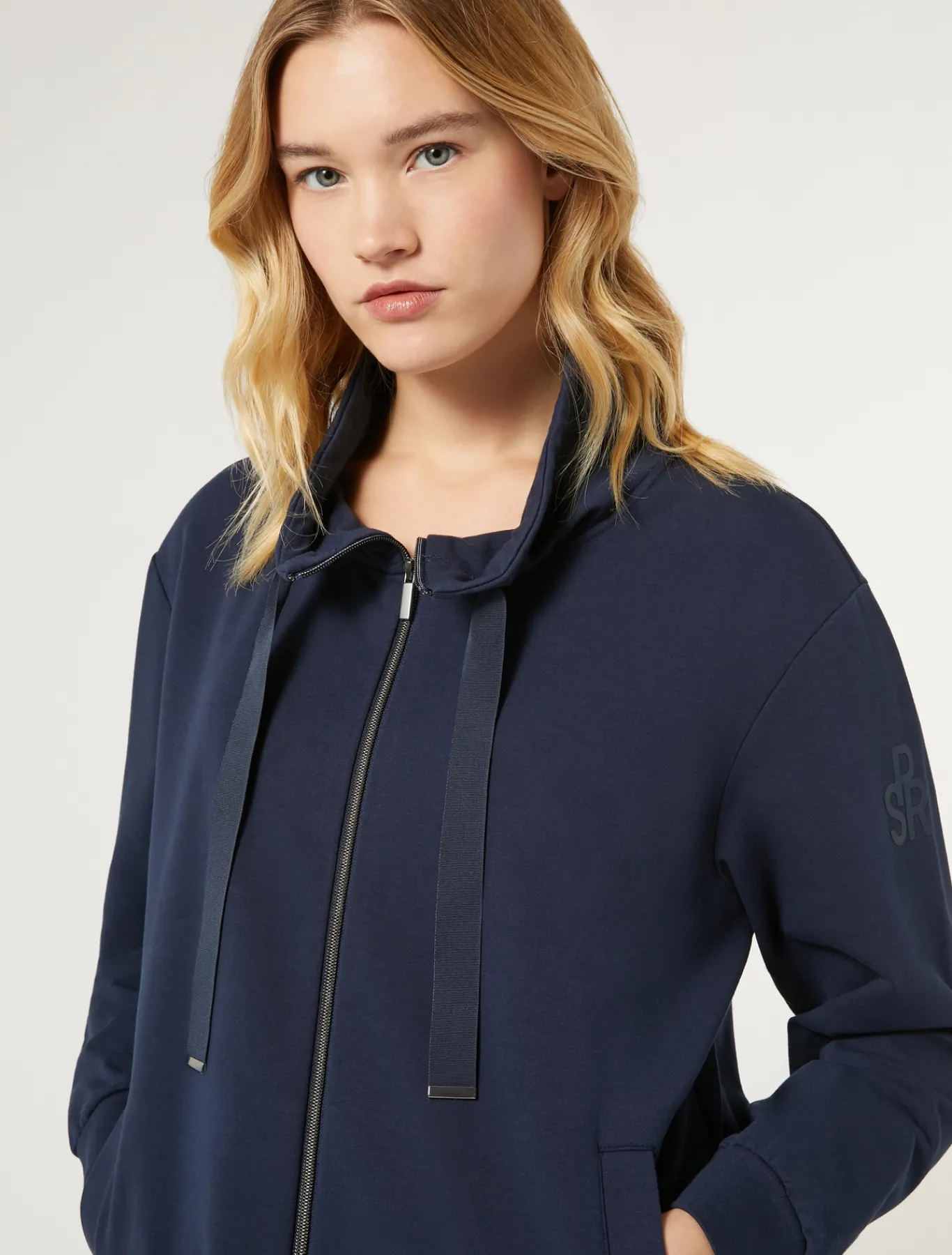 Marina Rinaldi Giacche & Blazer | Giacche & Blazer*Giacca in felpa di cotone BLU