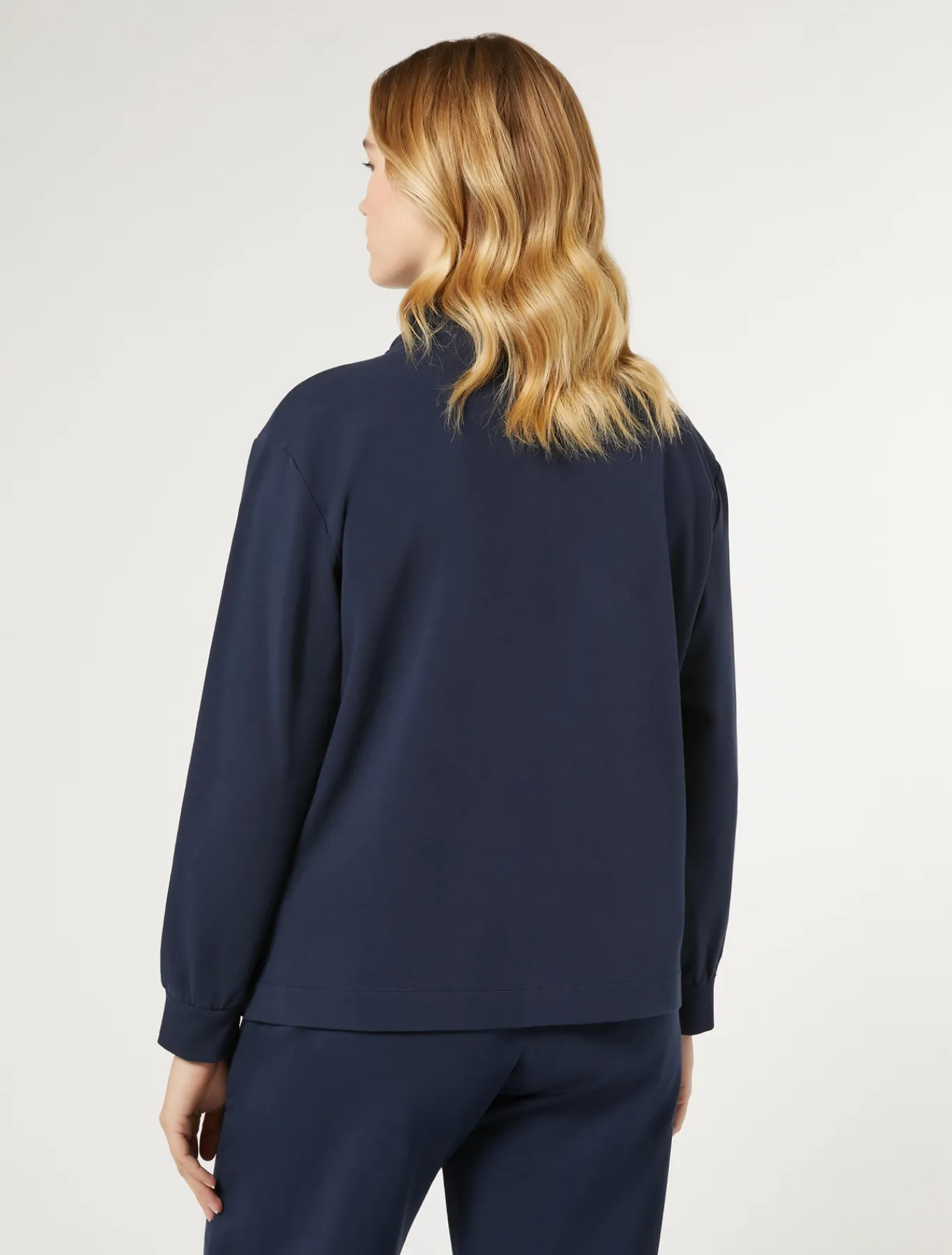 Marina Rinaldi Giacche & Blazer | Giacche & Blazer*Giacca in felpa di cotone BLU