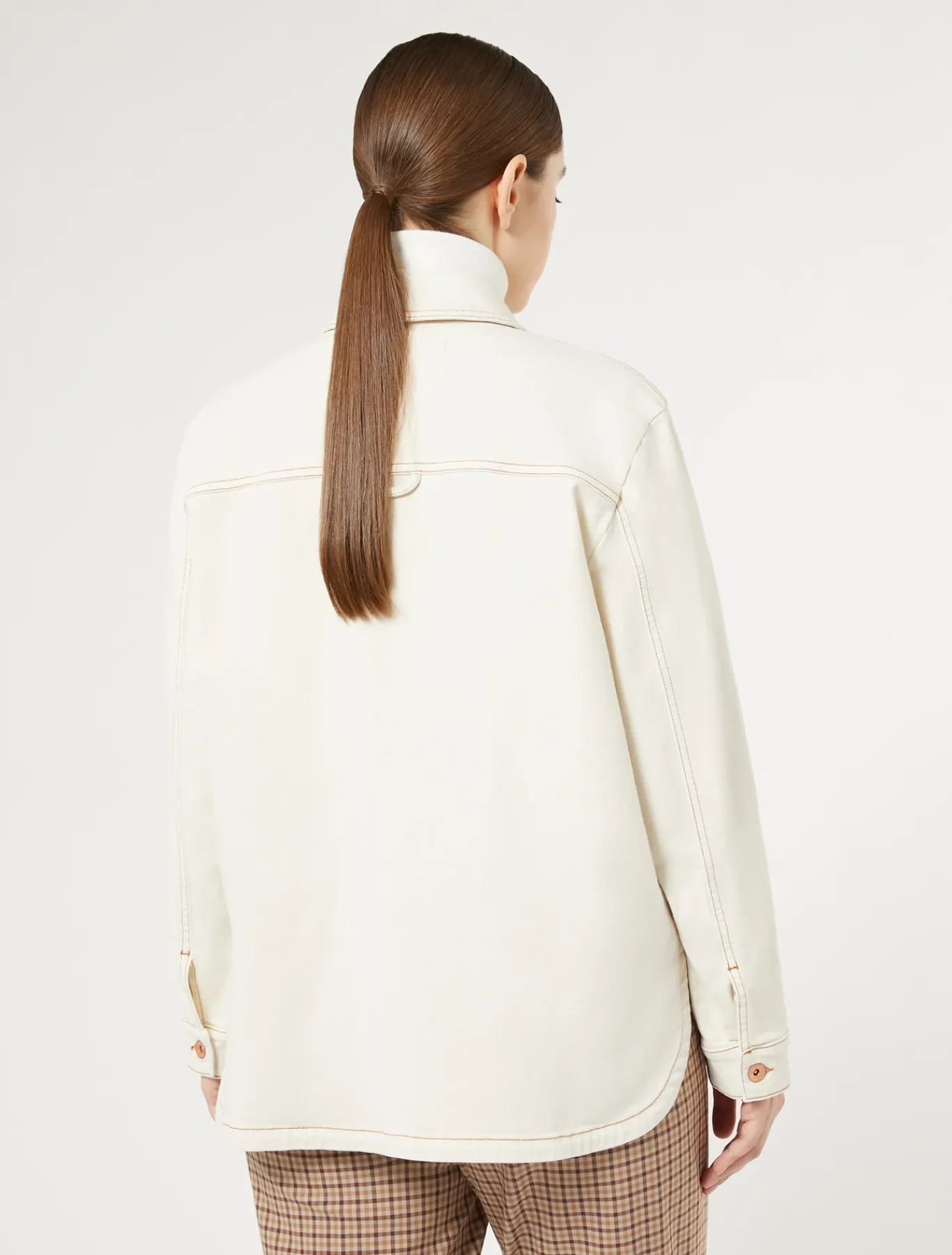Marina Rinaldi Giacche & Blazer | Giacche & Blazer*Giacca in bull di cotone BIANCOAVORIO