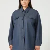 Marina Rinaldi Camicie & Bluse | Camicie & Bluse*Giacca in bull di misto cotone BLUEJEANS