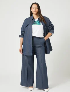 Marina Rinaldi Camicie & Bluse | Camicie & Bluse*Giacca in bull di misto cotone BLUEJEANS