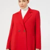 Marina Rinaldi Giacche & Blazer | Giacche & Blazer*Giacca in crêpe satin di lana ROSSO