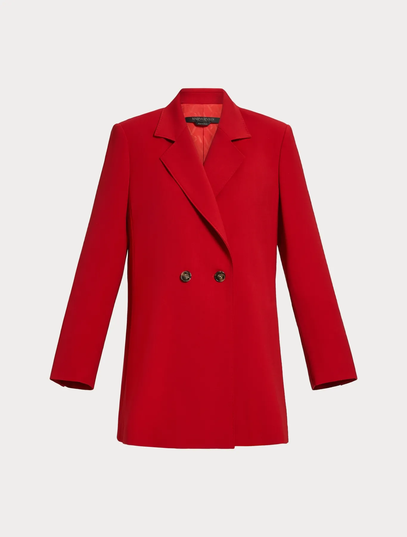 Marina Rinaldi Giacche & Blazer | Giacche & Blazer*Giacca in crêpe satin di lana ROSSO