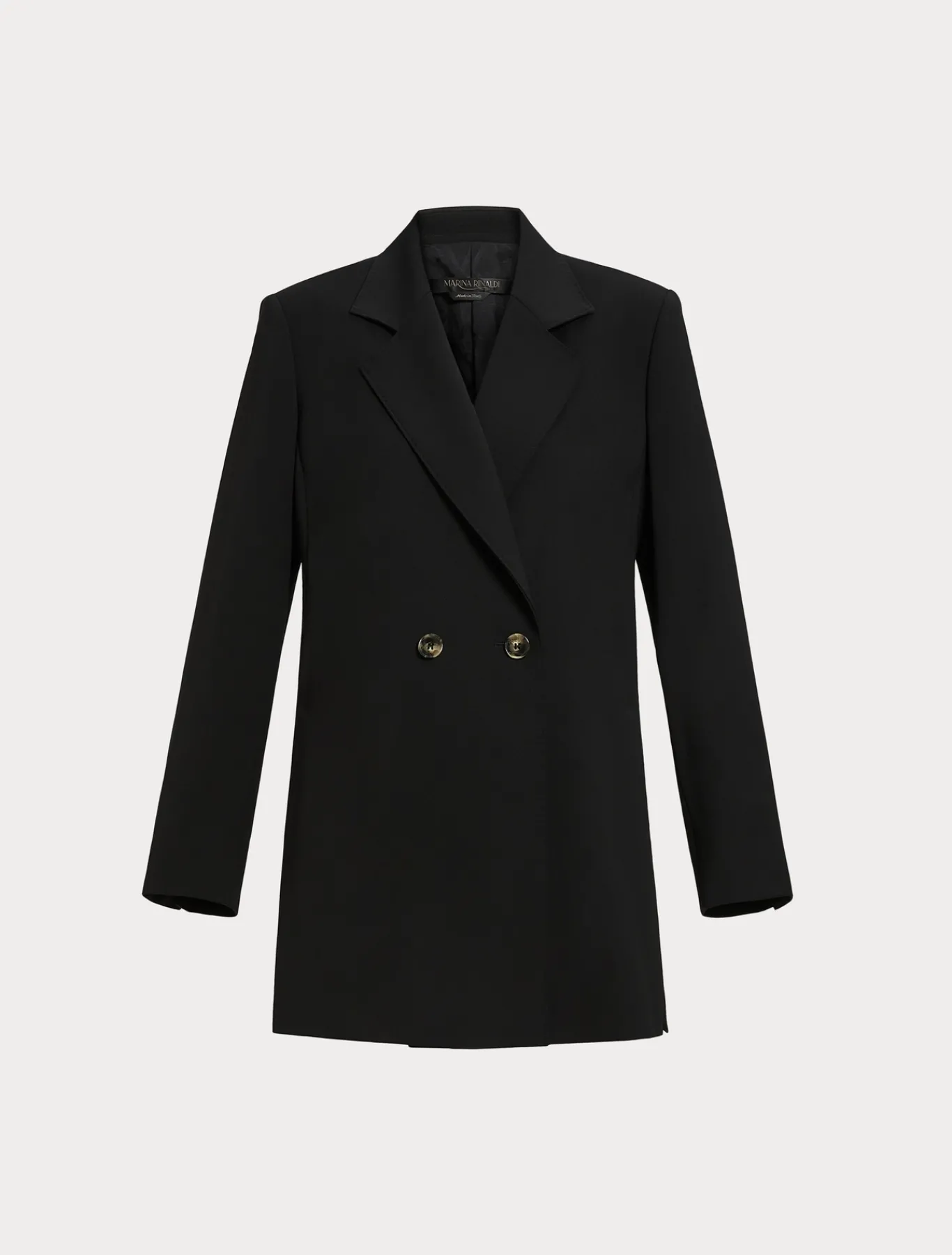 Marina Rinaldi Giacche & Blazer | Giacche & Blazer*Giacca in crêpe satin di lana NERO
