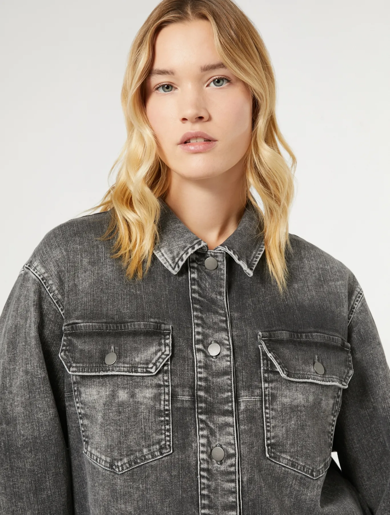 Marina Rinaldi Giacche & Blazer | Giacche & Blazer*Giacca in denim di cotone NERO