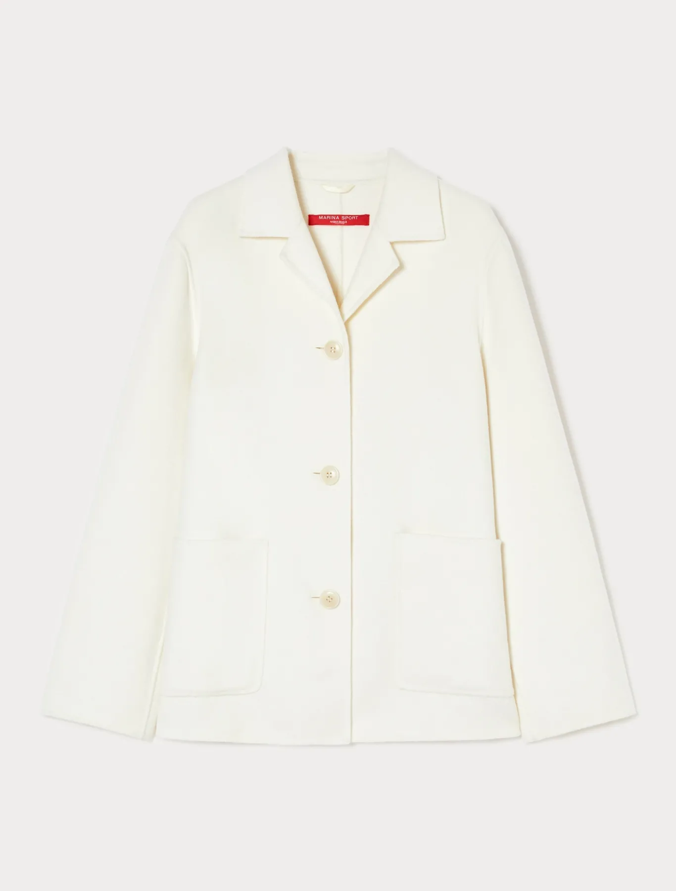 Marina Rinaldi Cappotti & Trench | Cappotti & Trench*Giacca in double di misto lana AVORIO