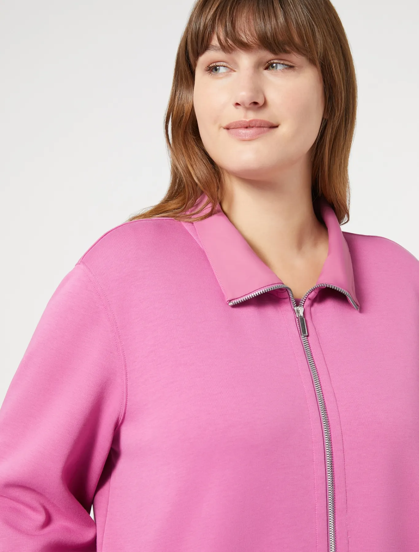 Marina Rinaldi Cappotti & Trench | Cappotti & Trench*Giacca in jersey double ROSA