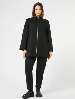 Marina Rinaldi Cappotti & Trench | Cappotti & Trench*Giacca in jersey double NERO