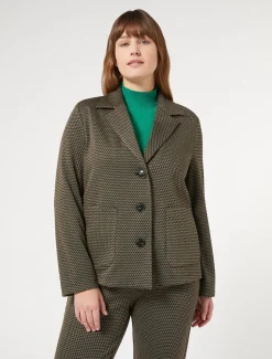 Marina Rinaldi Giacche & Blazer | Giacche & Blazer*Giacca in jersey jacquard CAFFE`