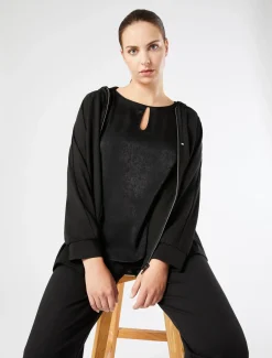 Marina Rinaldi Giacche & Blazer | Giacche & Blazer*Giacca in jersey punto Milano NERO