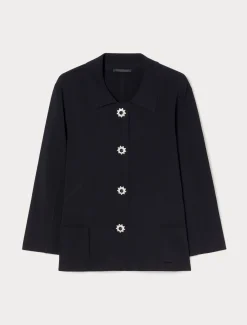 Marina Rinaldi Maglieria | Maglieria*Giacca in maglia NERO