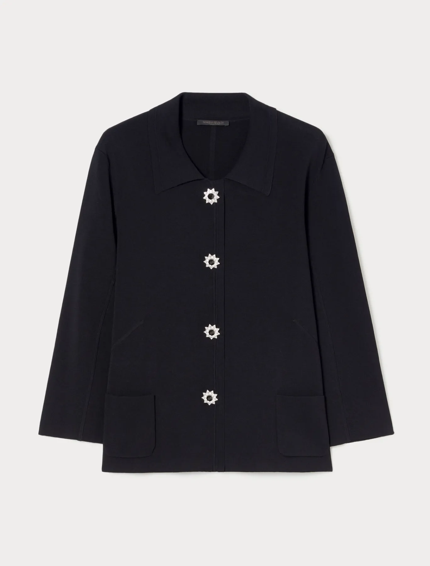 Marina Rinaldi Maglieria | Maglieria*Giacca in maglia NERO