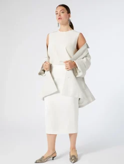 Marina Rinaldi Giacche & Blazer | Giacche & Blazer*Giacca in nappa BIANCOAVORIO