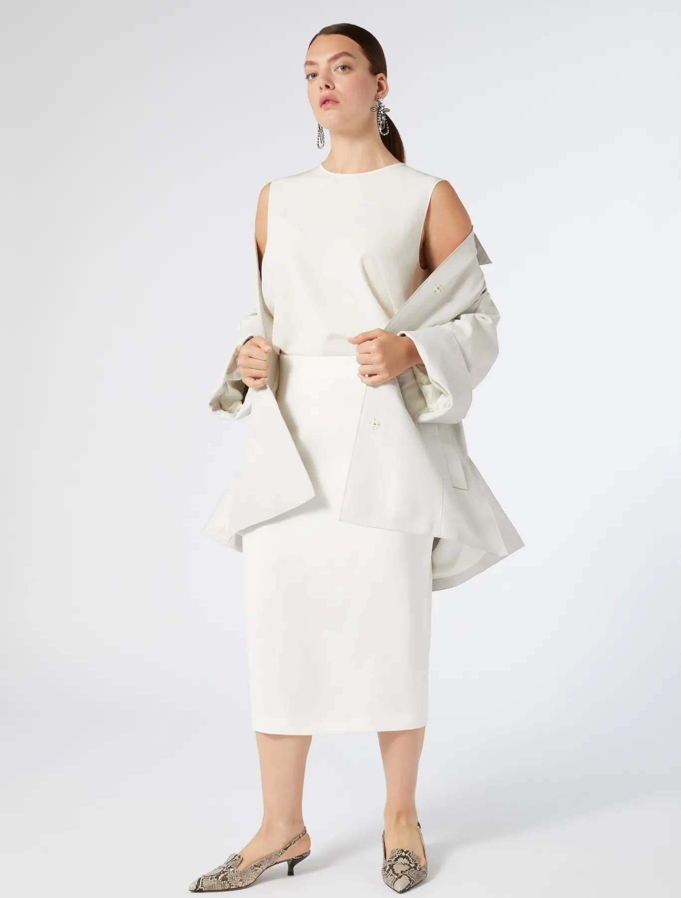 Marina Rinaldi Giacche & Blazer | Giacche & Blazer*Giacca in nappa BIANCOAVORIO