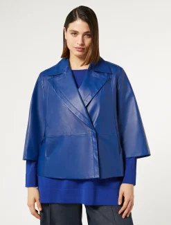 Marina Rinaldi Giacche & Blazer | Giacche & Blazer*Giacca in nappa shiny BLUETTE