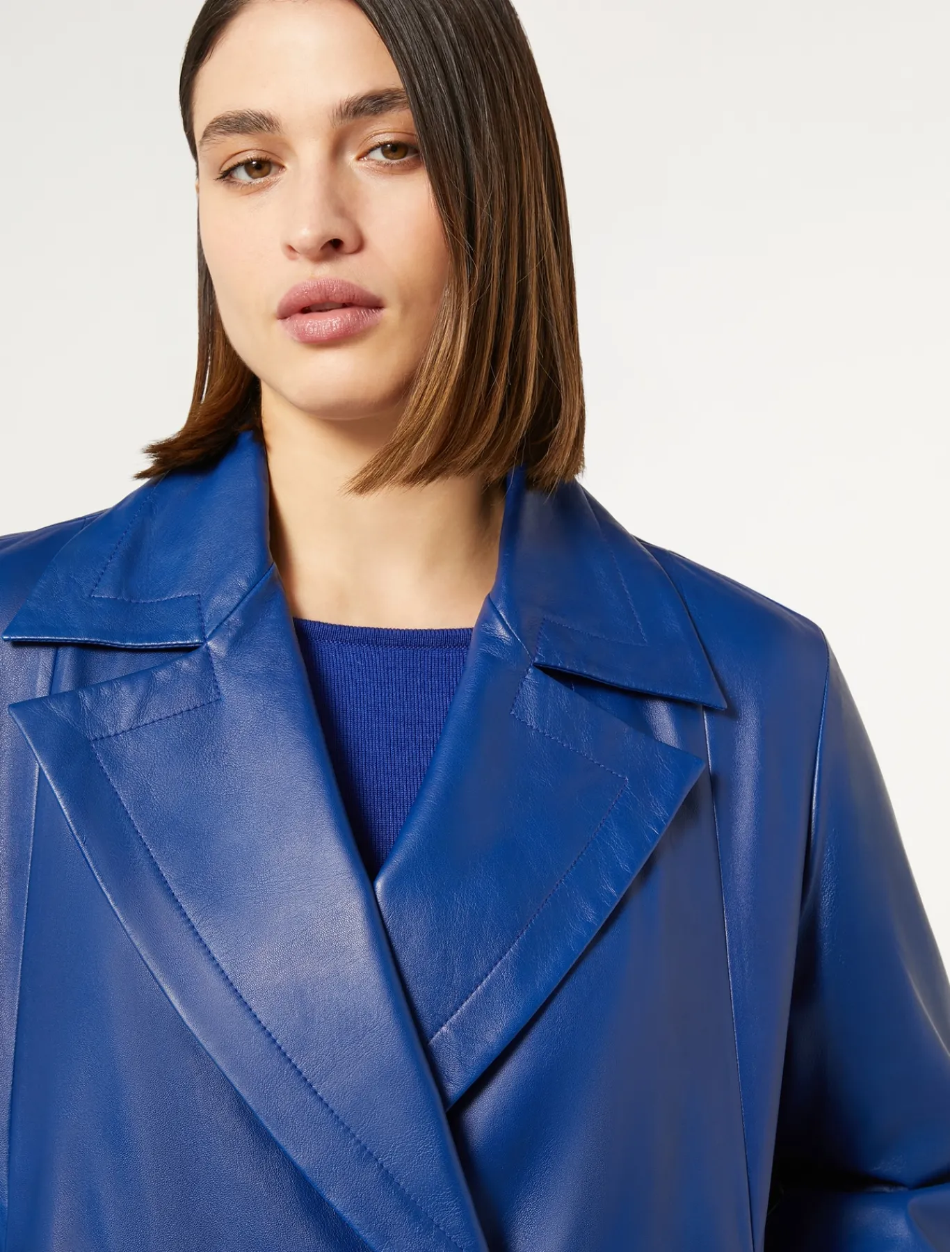 Marina Rinaldi Giacche & Blazer | Giacche & Blazer*Giacca in nappa shiny BLUETTE