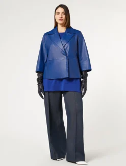 Marina Rinaldi Giacche & Blazer | Giacche & Blazer*Giacca in nappa shiny BLUETTE