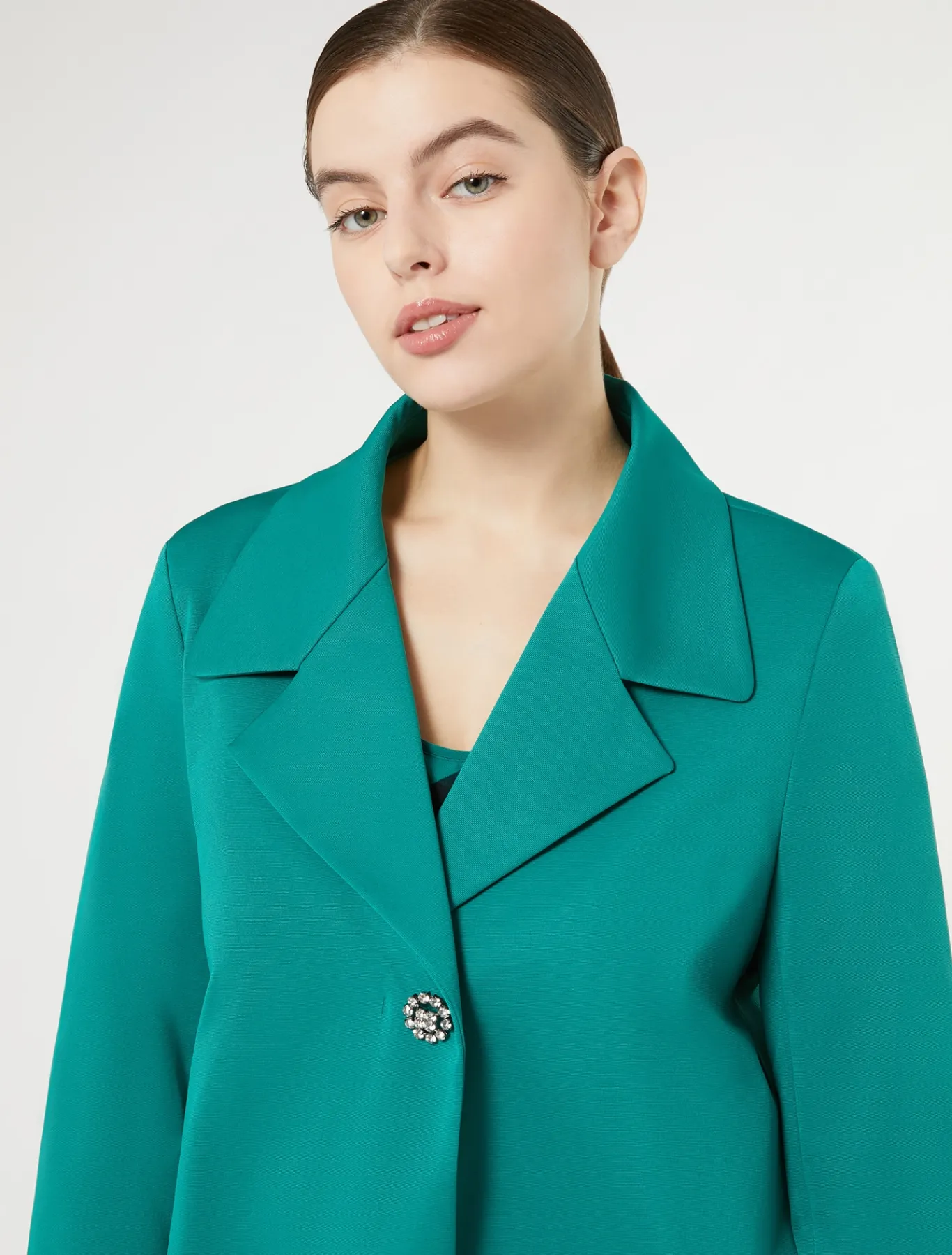 Marina Rinaldi Giacche | Giacche & Blazer*Giacca in ottoman VERDE