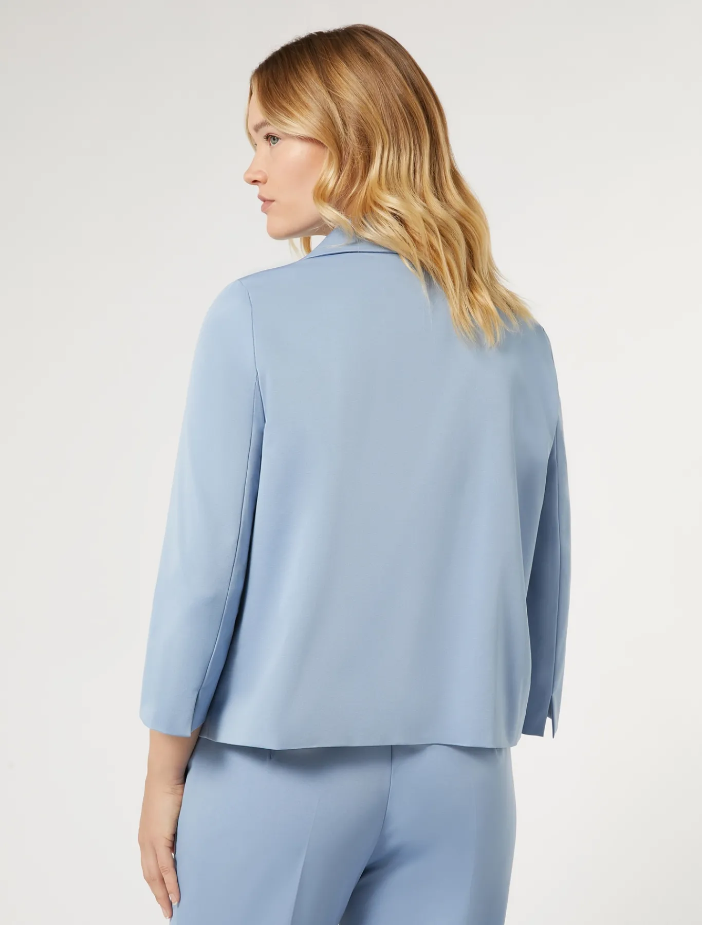 Marina Rinaldi Giacche | Giacche & Blazer*Giacca in ottoman AZZURRO