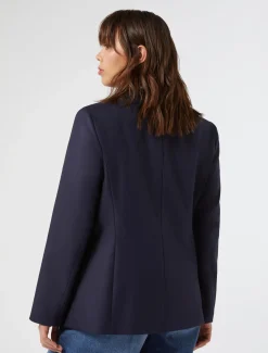 Marina Rinaldi Giacche & Blazer | Giacche & Blazer*Giacca in saglia di misto viscosa BLU