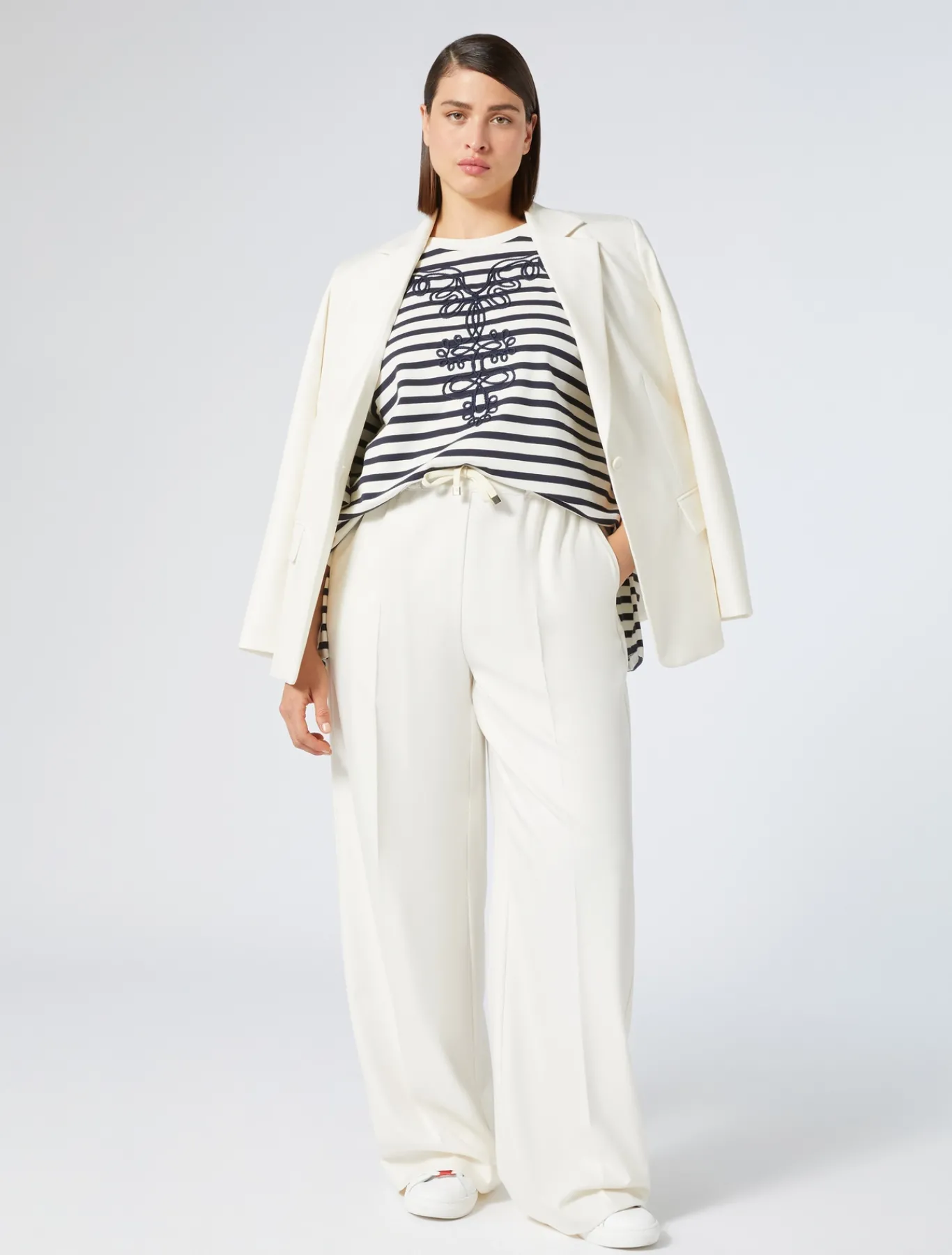 Marina Rinaldi Giacche & Blazer | Giacche & Blazer*Giacca in saglia di misto viscosa AVORIO