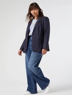 Marina Rinaldi Giacche & Blazer | Giacche & Blazer*Giacca in saglia di misto viscosa BLU