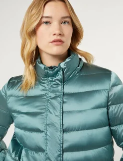 Marina Rinaldi Piumini | Piumini*Giacca in tela di nylon antigoccia VERDESALVIA