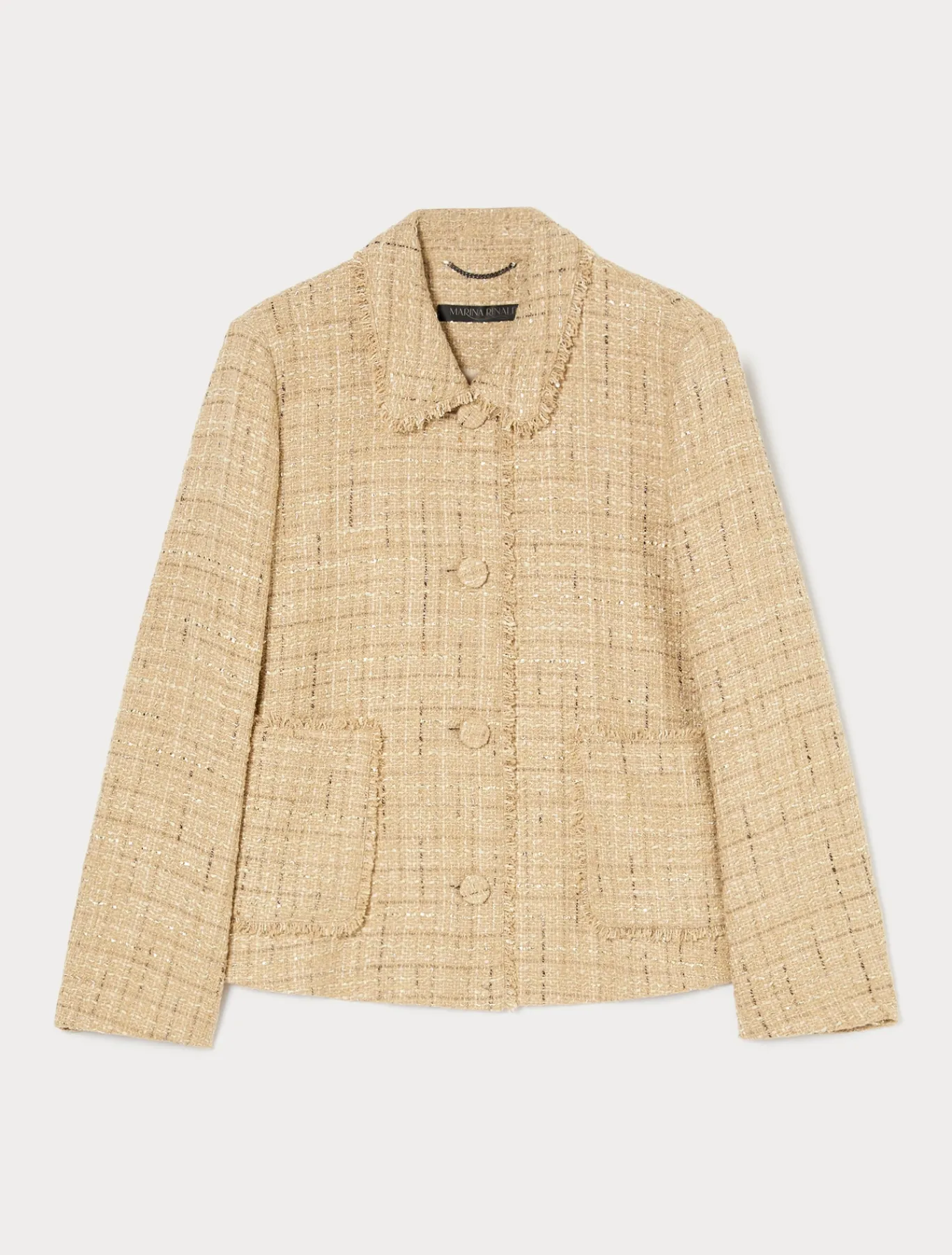 Marina Rinaldi Giacche & Blazer | Giacche & Blazer*Giacca in tessuto ammagliato BEIGE