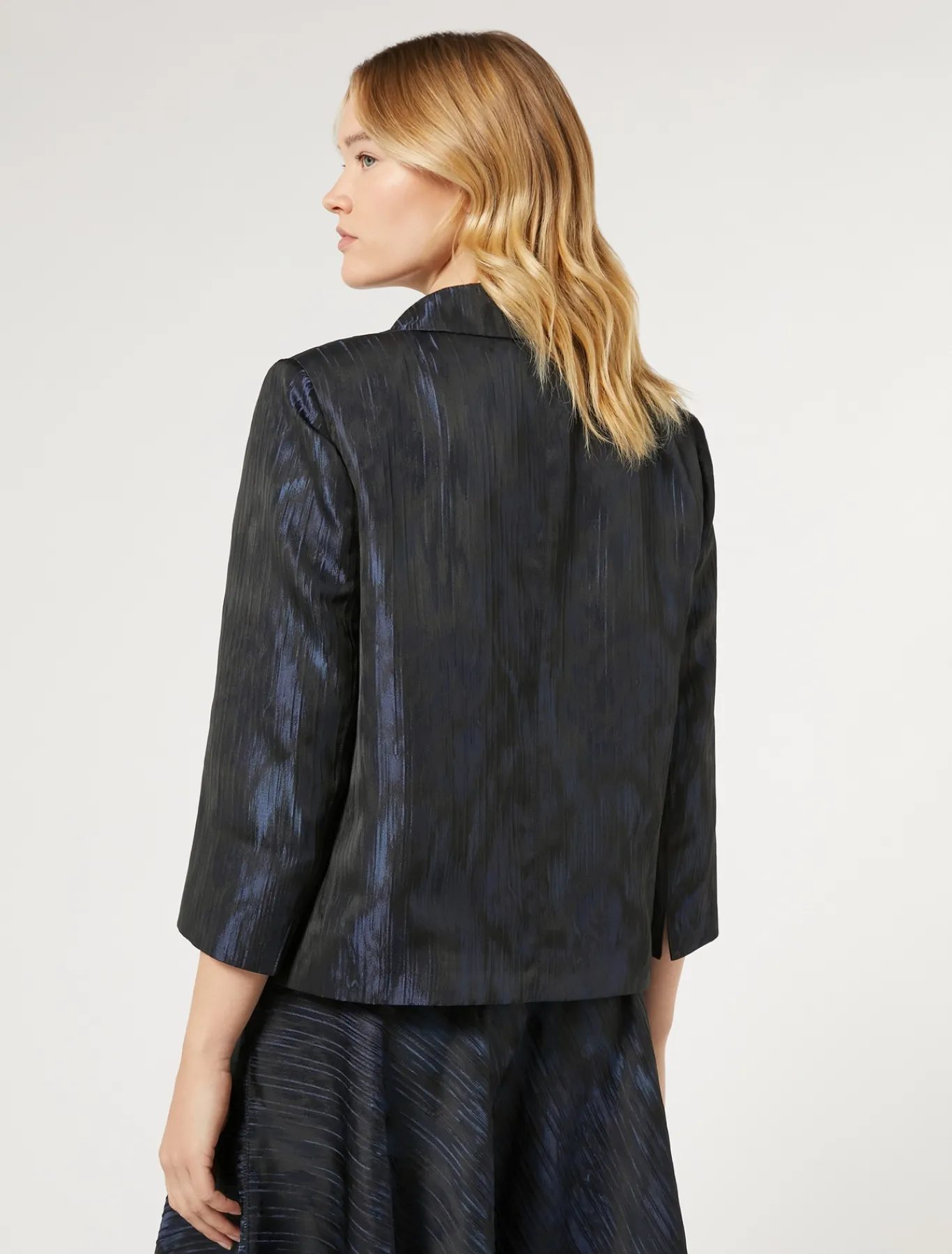 Marina Rinaldi Giacche | Giacche & Blazer*Giacca in tessuto jacquard BLUMARINO
