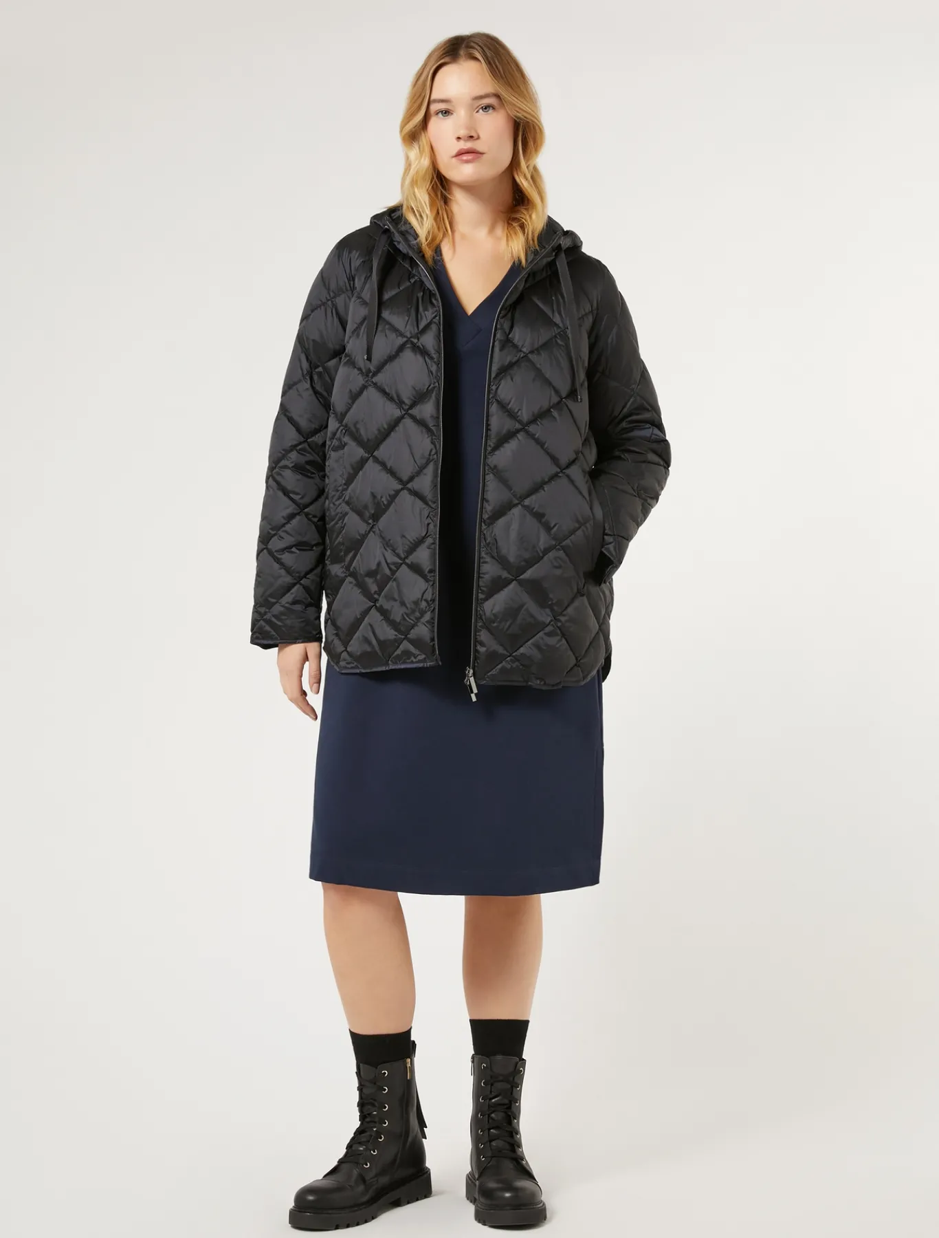 Marina Rinaldi Piumini | Piumini*Giacca in tessuto tecnico BLUMARINO