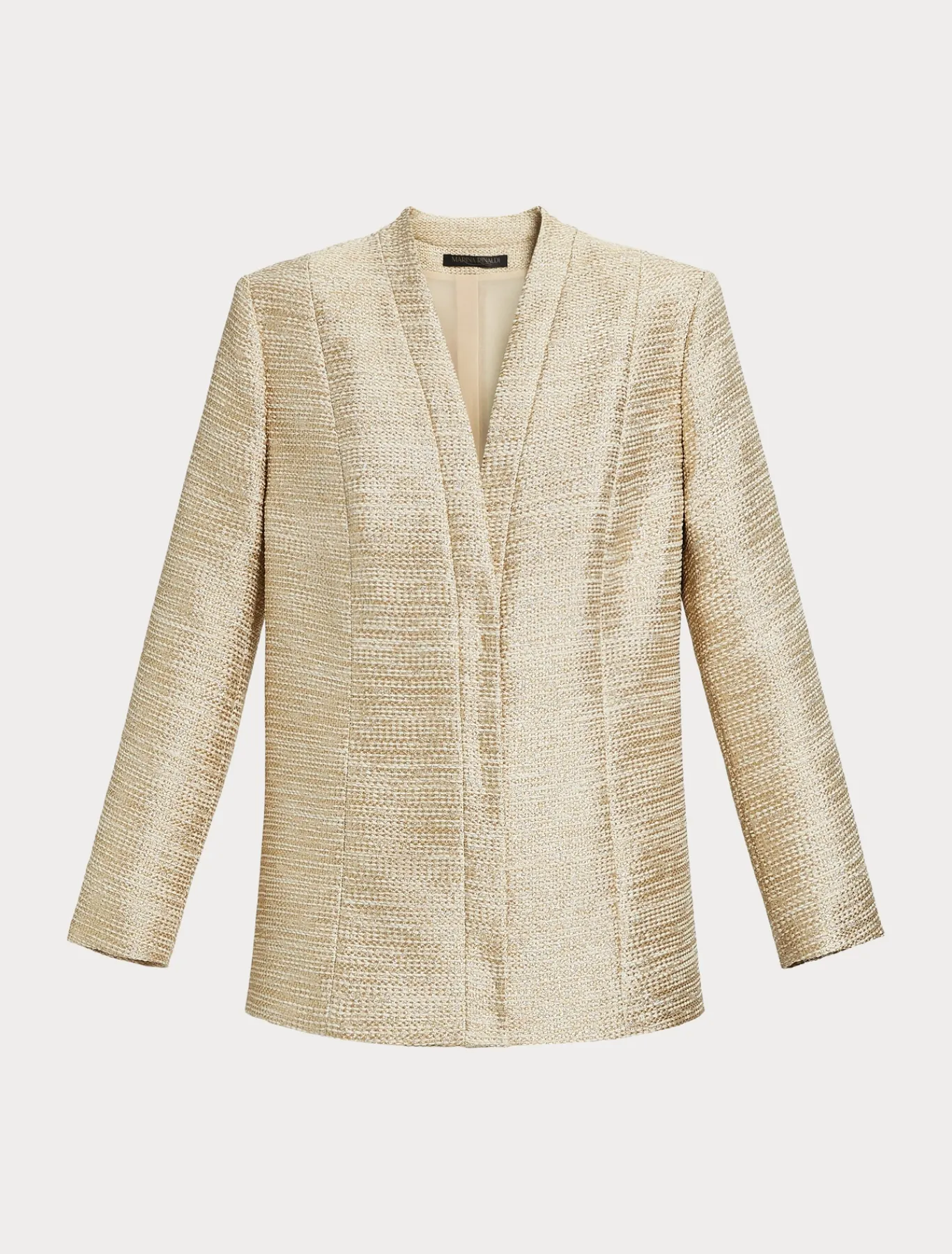 Marina Rinaldi Giacche | Collezione Elegante*Giacca in tinto filo con lamé ORO
