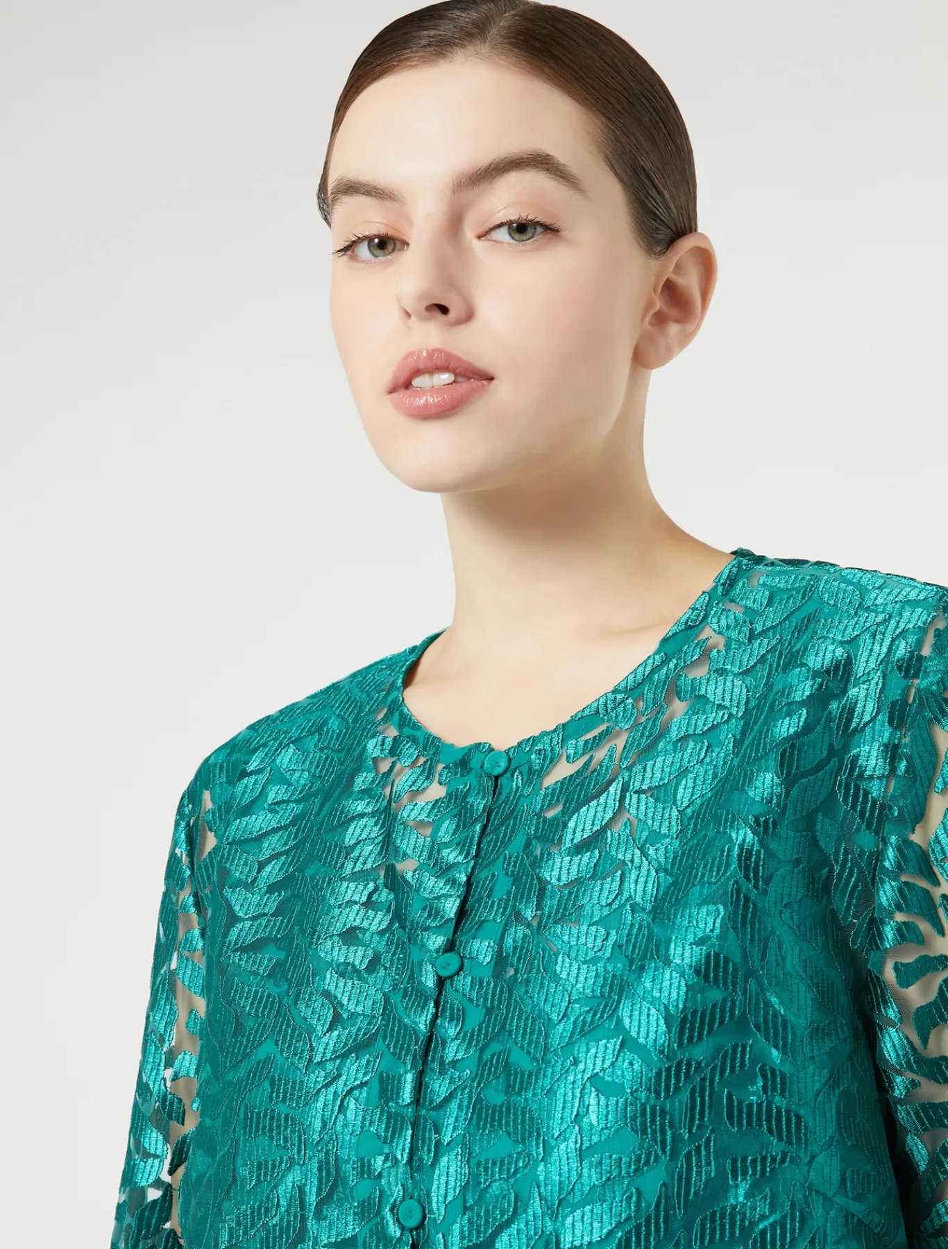 Marina Rinaldi Giacche | Selezione Elegante*Giacca in tulle ricamato GIADA