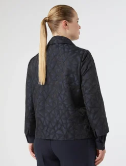 Marina Rinaldi Giacche | Giacche & Blazer*Giacca jacquard BLUMARINO