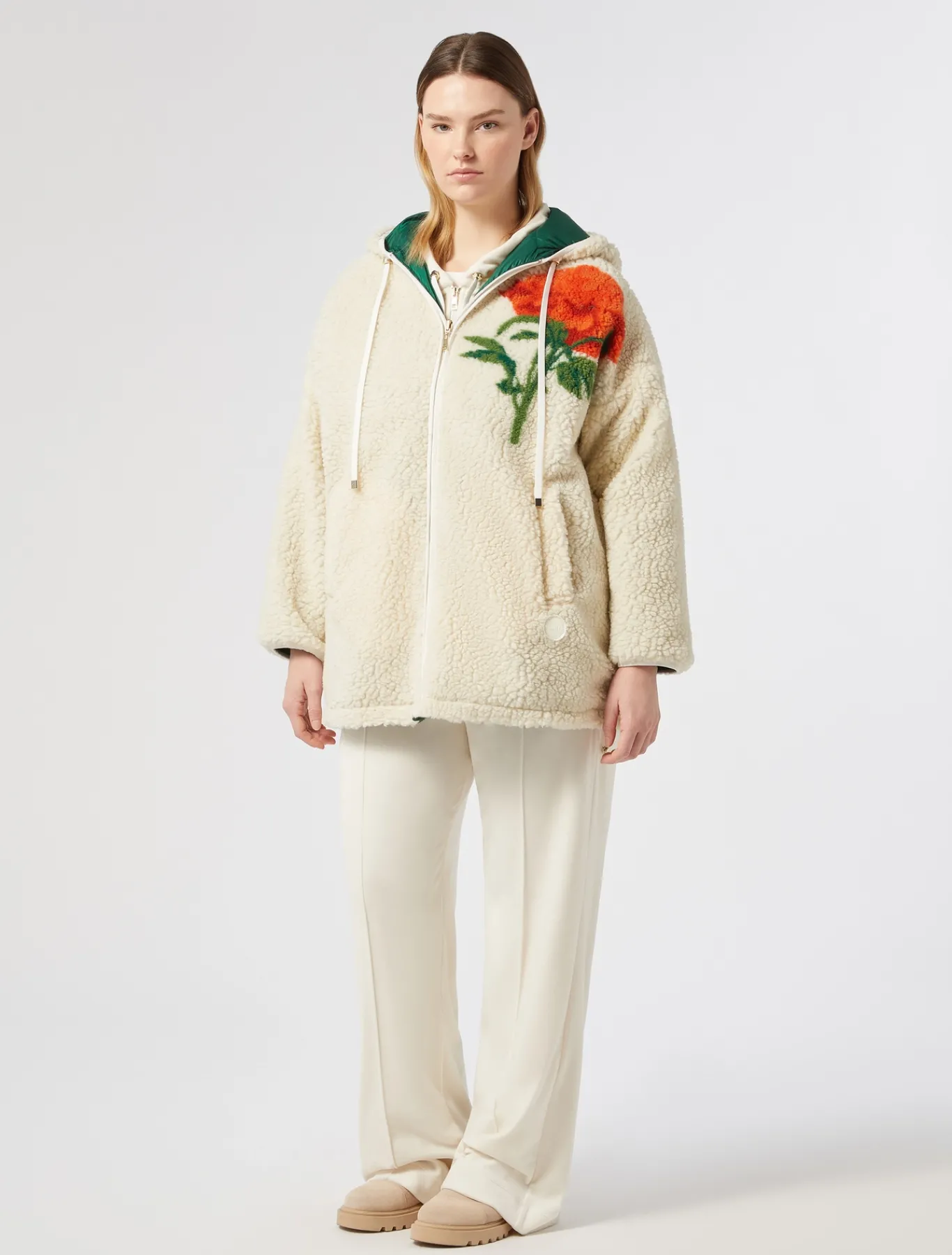 Marina Rinaldi Cappotti & Trench | Cappotti & Trench*Giacca reversibile in jersey BIANCOAVORIO