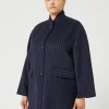 Marina Rinaldi Cappotti & Trench | Cappotti & Trench*Giaccone in double di lana BLUMARINO