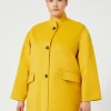 Marina Rinaldi Cappotti & Trench | Cappotti & Trench*Giaccone in double di lana SENAPE