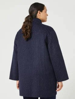 Marina Rinaldi Cappotti & Trench | Cappotti & Trench*Giaccone in double di lana BLUMARINO
