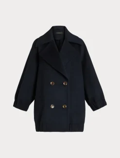Marina Rinaldi Cappotti & Trench | Cappotti & Trench*Giaccone in double di lana BLUNOTTE