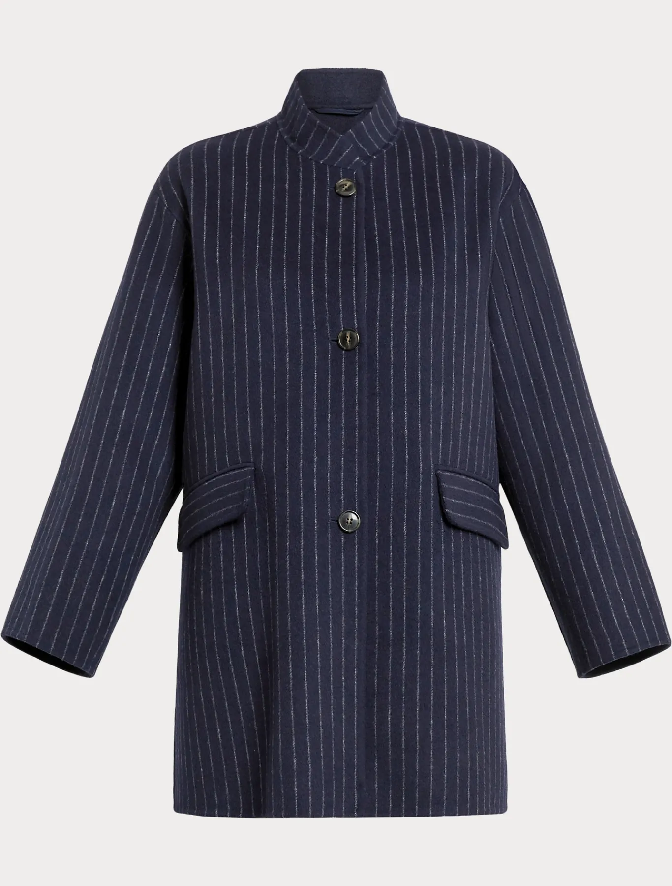 Marina Rinaldi Cappotti & Trench | Cappotti & Trench*Giaccone in double di lana BLUMARINO