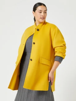 Marina Rinaldi Cappotti & Trench | Cappotti & Trench*Giaccone in double di lana SENAPE