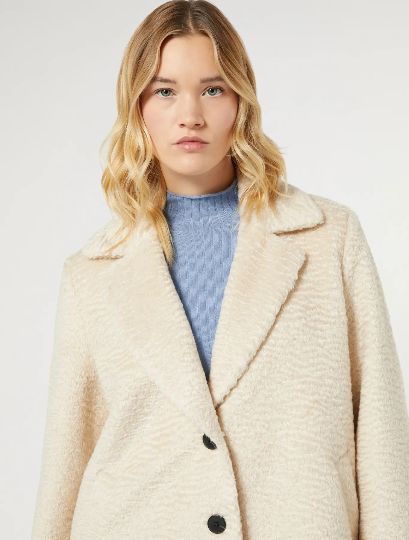 Marina Rinaldi Cappotti & Trench | Cappotti & Trench*Giaccone in jersey ALBINO